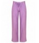 Linen Drawstring Pants Lavender