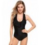 Ekouaer Womens Swimsuit Monokini Swimwear