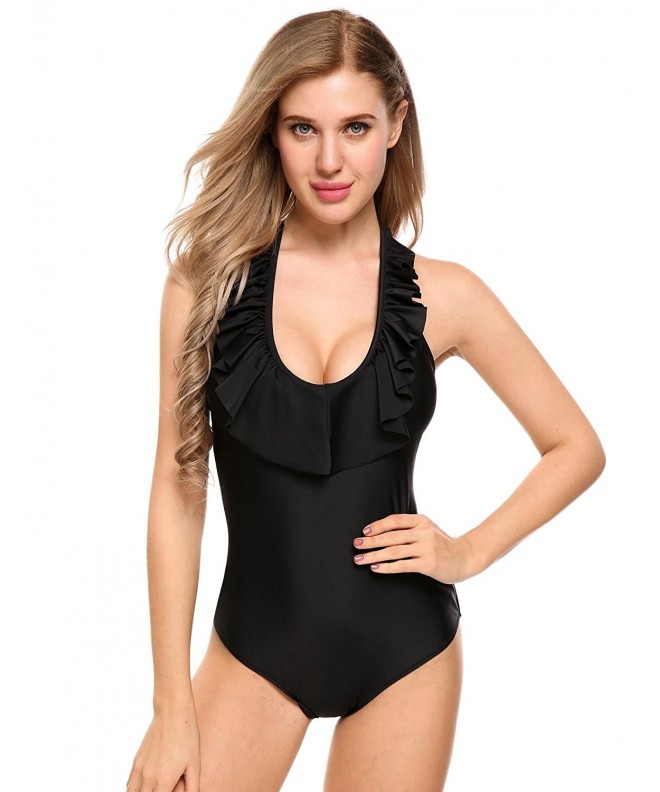 Ekouaer Womens Swimsuit Monokini Swimwear