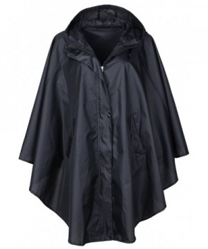 QZUnique Waterproof Packable Batwing Sleeved Raincoat