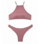 Tinyo Halter Bikini Swimsuit DarkPink