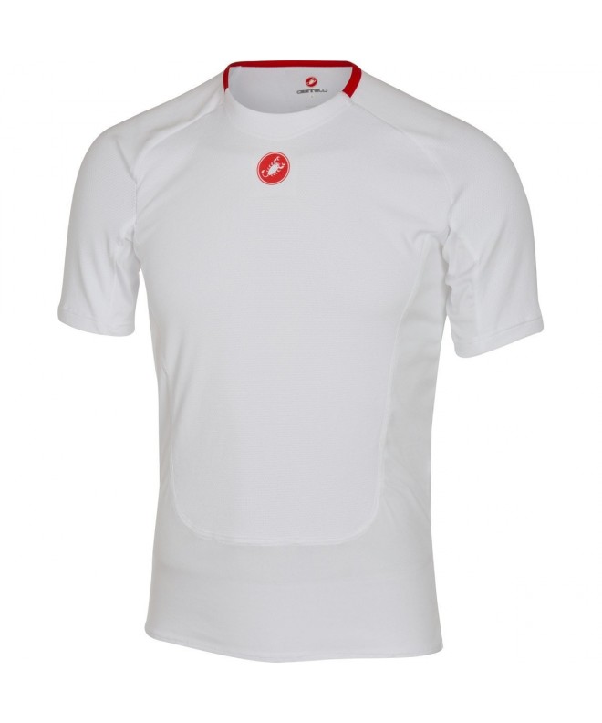 Castelli Prosecco Short Sleeve Baselayer White