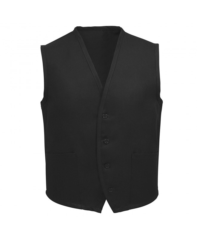 Two Pocket Unisex Vest - Black - C311933FE8F